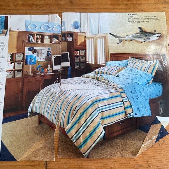 Pottery Barn Teen Cabana Stripe Duvet Cover - Picture 1 of 9